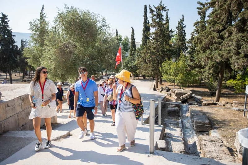 Acropolis, Parthenon & Athens Old City Heritage Walking Tour - Guides, group movement, and the audio system