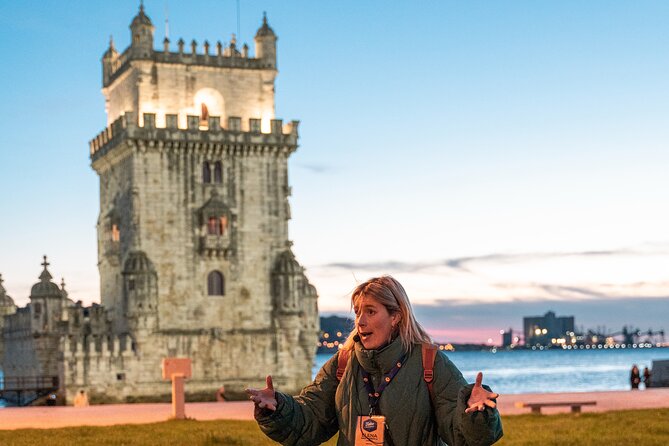 Age of Discoveries Walking Tour in Belém - The Compass Rose and map of Portuguese voyages