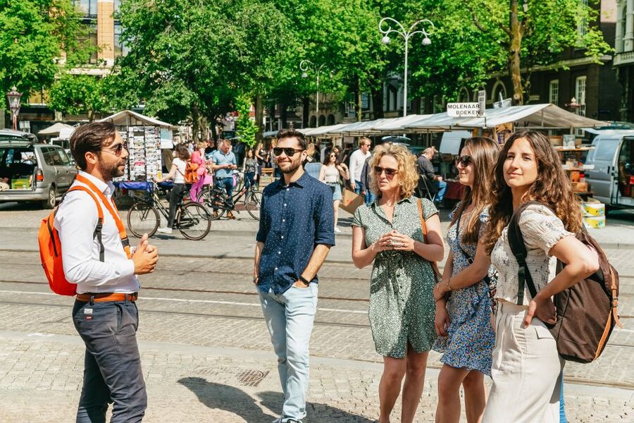 Amsterdam: Historical Highlights Walking Tour with Tasting - The Mint Tower, Flower Market, and Amstel River