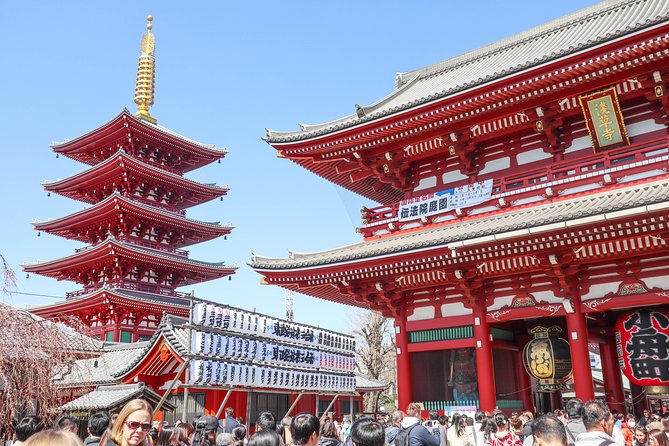 Asakusa Cultural Walk & Matcha Making Tour - Riding and walking through old Asakusa