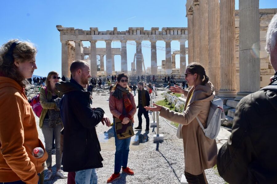 Athens: The Acropolis Guided Walking Tour in Dutch - The Asklepieion and Odeon show another side of Athens