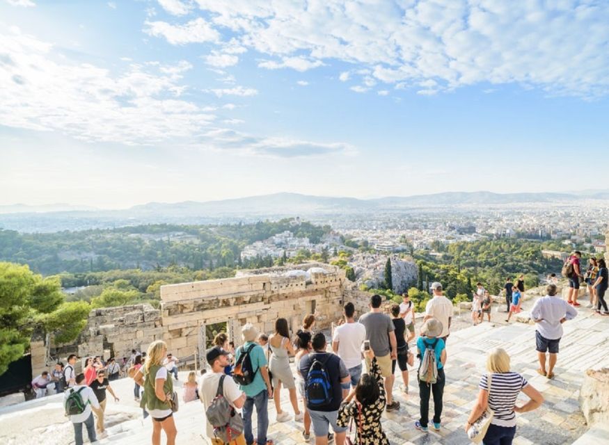 Athens: The Acropolis Walking Group Tour with a French Guide - Passing through the Propylaea and Temple of Athena Nike