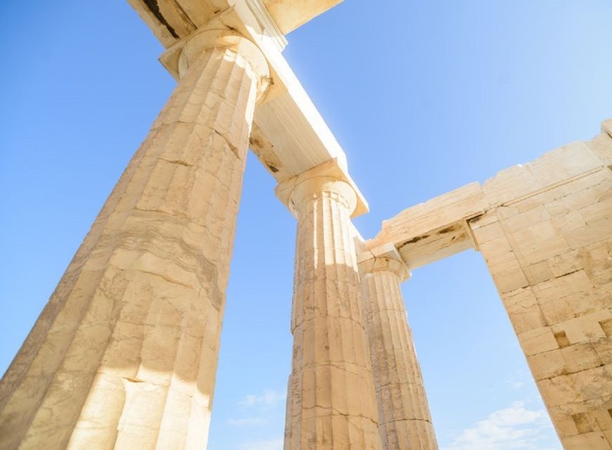 Athens: The Acropolis Walking Group Tour with a French Guide - Reaching the Parthenon and the best Athens views
