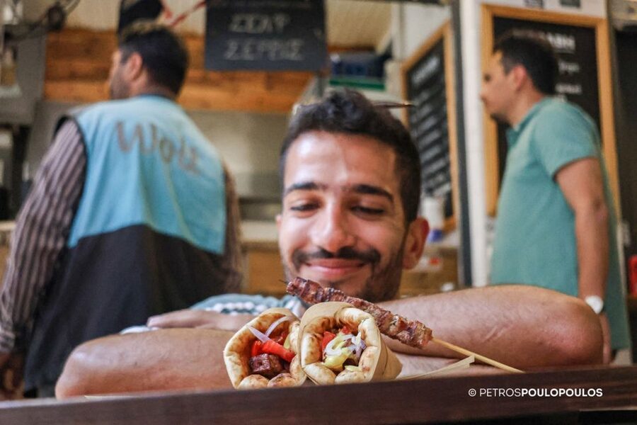 Athens: the Original Greek Food Guided Walking Tour - Tasting Greek street food in central Athens