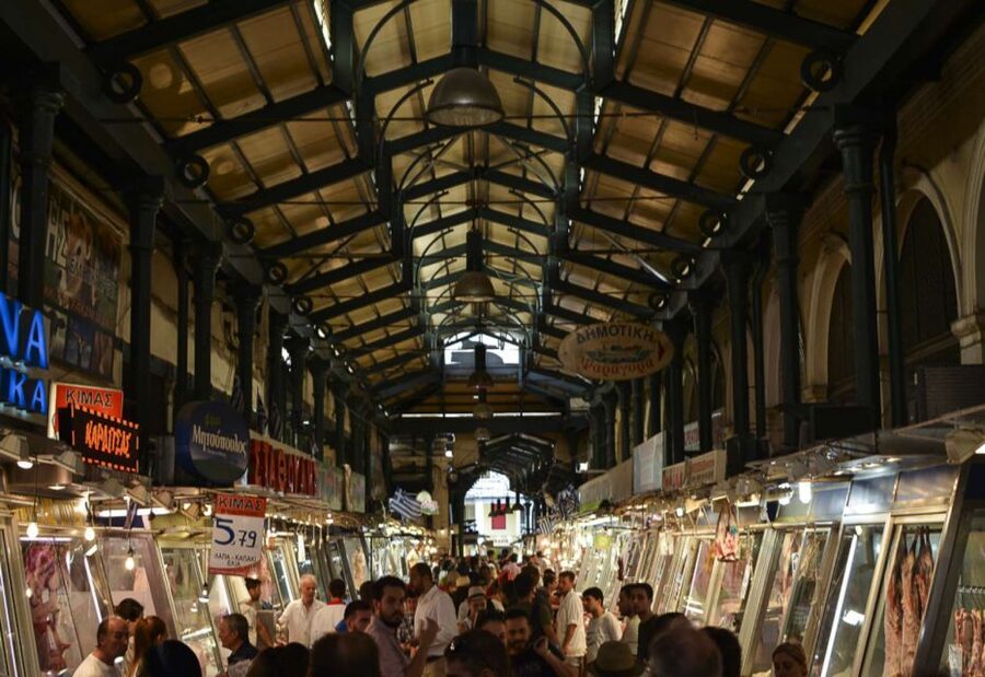 Athens: Ultimate Food Walking Tour with 15 Tastings - Cheese, olives, and the food shops around the market