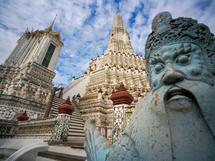 Bangkok: Grand Palace and Wat Arun Guided Walking Tour - Wat Arun’s mosaic-covered prang