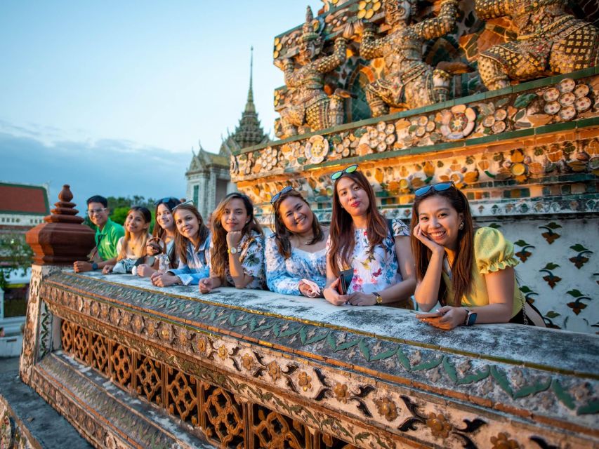 Bangkok: Grand Palace and Wat Arun Guided Walking Tour - Entering the Grand Palace complex