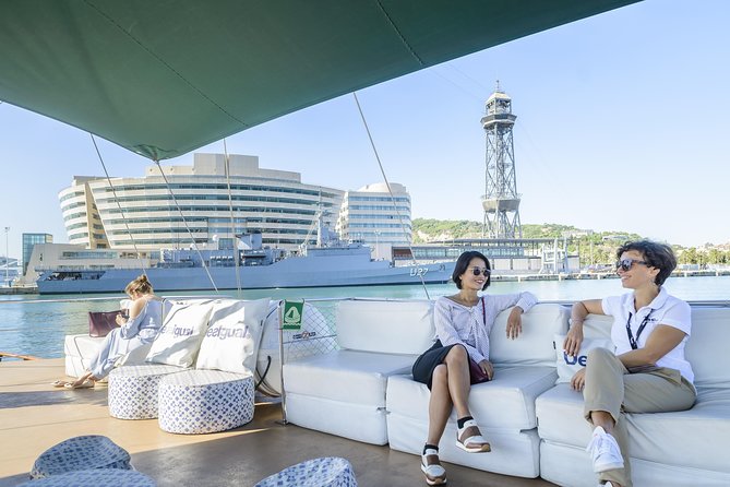 Barcelona Helicopter, Sailboat & Old Town Private Walking Tour - Guides make the walking portion
