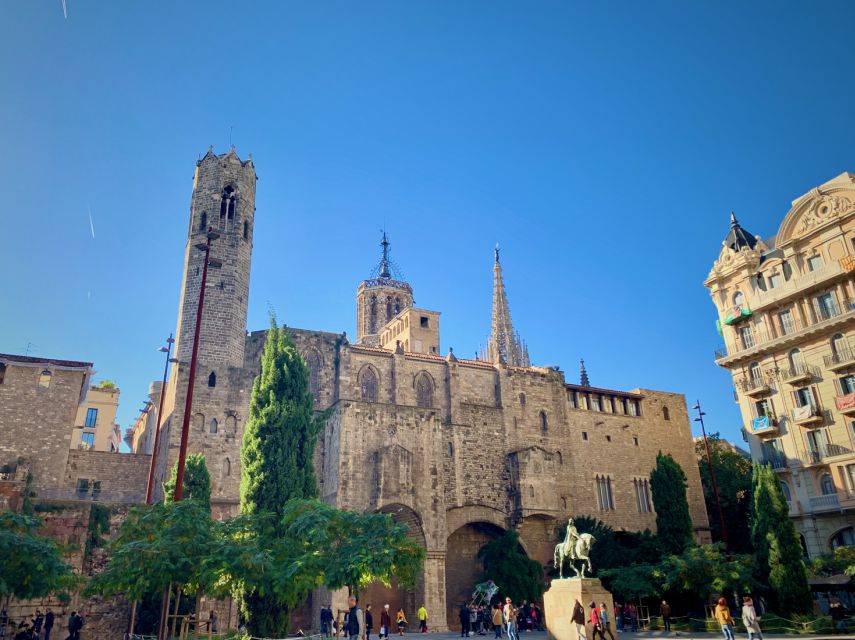Barcelona: Ramblas, Old Town & Gaudí Houses Walking Tour - Barcelona Cathedral and the city’s historic center