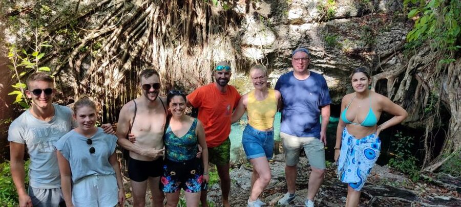 Bayahibe: National Park Jungle Walk & Snorkeling in Cenotes - Going Down Into Cenotes Chicho