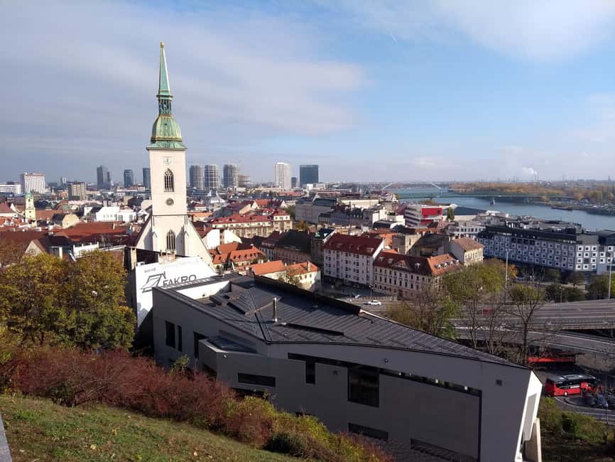 Bratislava: Old Town and Castle Walking Tour - The National Theatre and Hviezdoslav Square