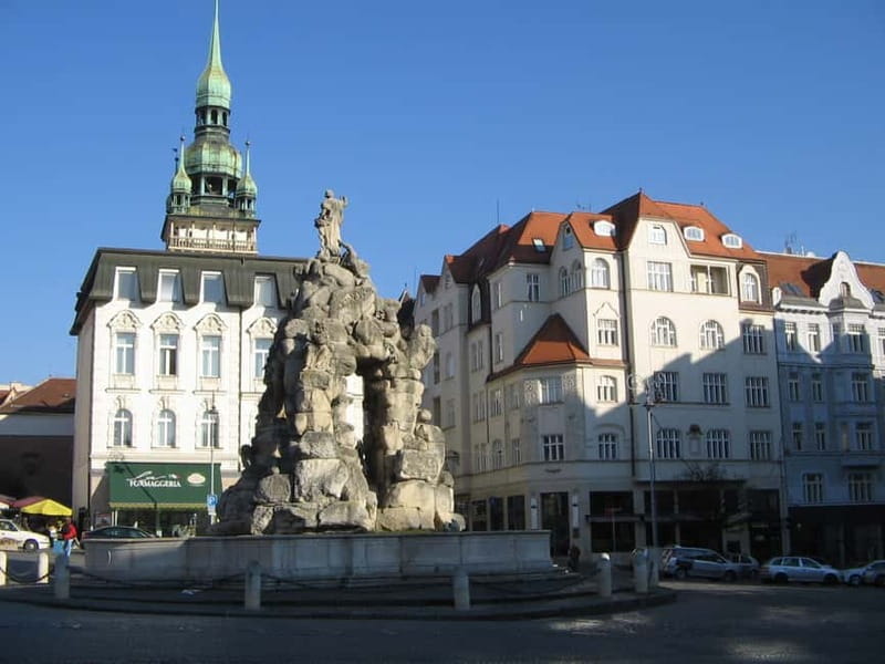 Brno: Historic Downtown Walking Tour - The Vegetable Market and Brno below street level