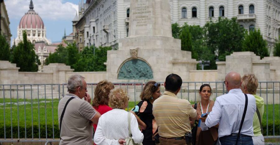 Budapest: City Center Walking Tour - Marcius 15 Square and the medieval beginning