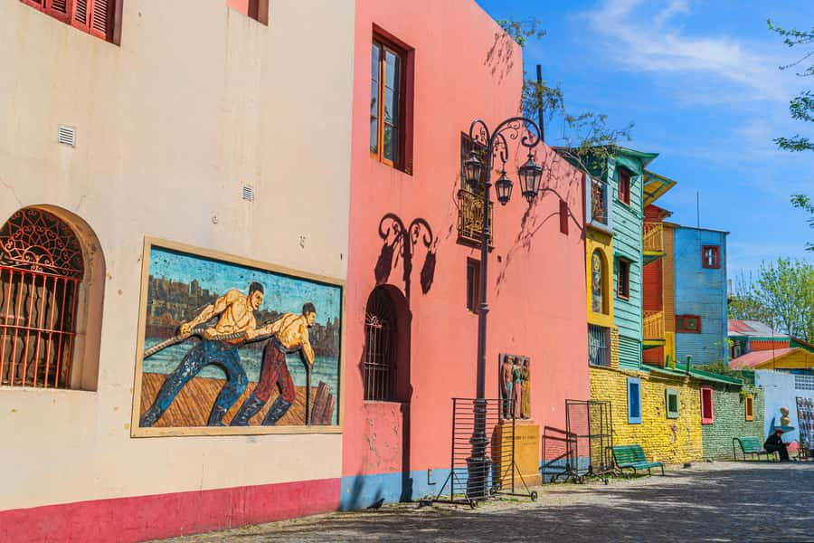 Buenos Aires: La Boca Guided Walking Tour in English - Tango, street performances, and fileteado art