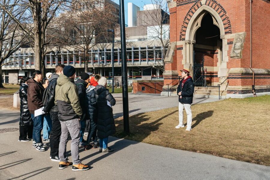 Cambridge: Harvard University Student-Guided Walking Tour - Widener Library and Harvard’s academic image