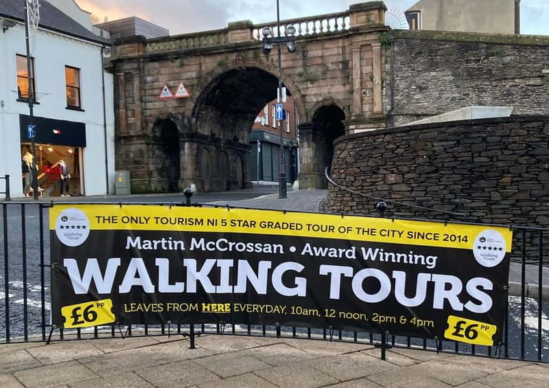 Derry: McCrossan’s Public Walking Tour of the Historic City - What you get for $11