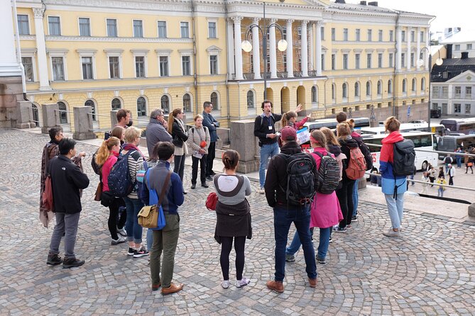 Discover Helsinki - Tip-based Tour by RED UMBRELLA - 2026 - Starting beneath Alexander II at Senate Square