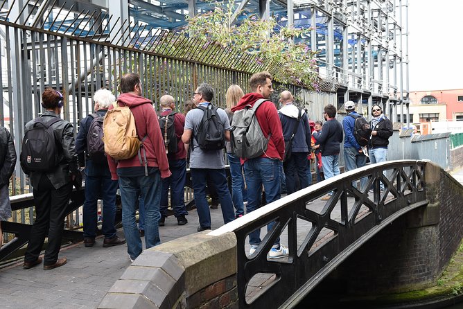 Discovering Birmingham 2 hour Walking Tour to the Jewellery Quarter - Entering the Jewellery Quarter by canal