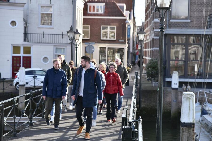 Dordrecht: Highlights and Hidden Gems Walking Tour - The harbor area slows the pace
