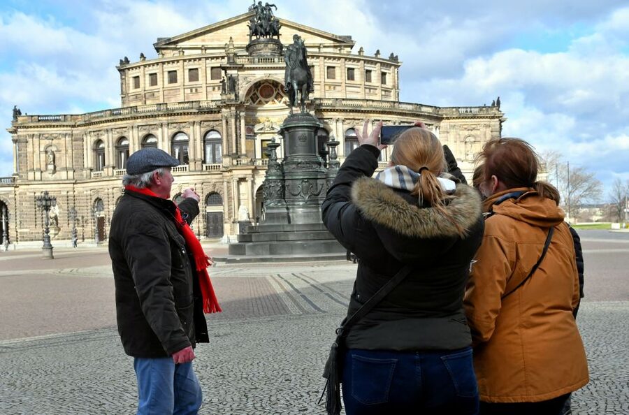 Dresden: Guided City Walk - Starting Below the QF Passage at Neumarkt