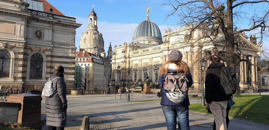 Dresden: Guided City Walk and Panometer Entrance Ticket - Starting beneath QF Passage in Newmarket Square
