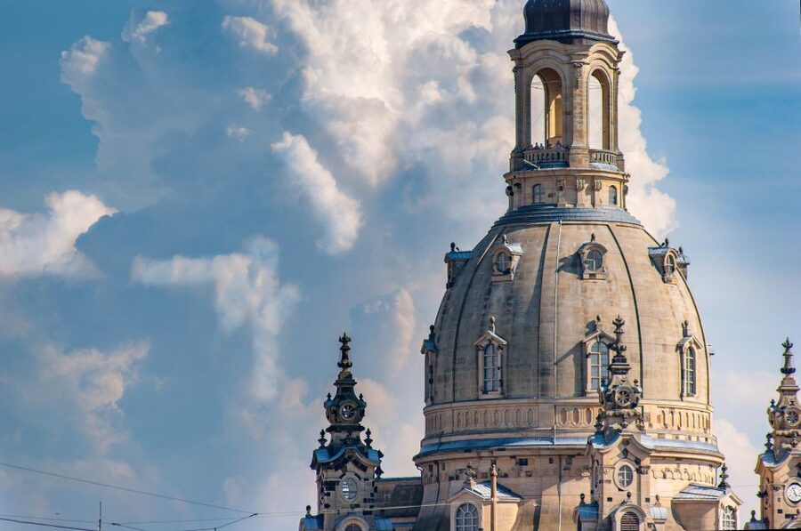 Dresden: Guided City Walk and Panometer Entrance Ticket - Newmarket Square and the Church of Our Lady