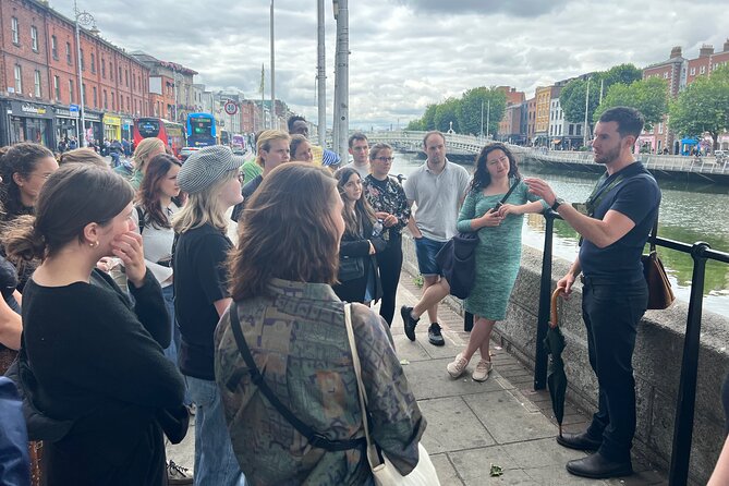 Dublin Highlights and Hidden Gems Guided Walking Tour - O’Connell Bridge and College Green add national context