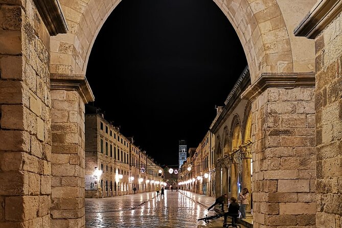 Dubrovnik By Night Walking Tour - Entering the old town through Stradun