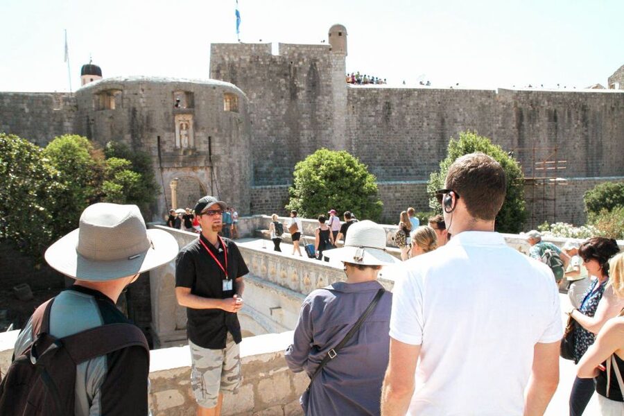 Dubrovnik: Old Town Walking Tour - Gundulićeva Poljana and the Cathedral exterior