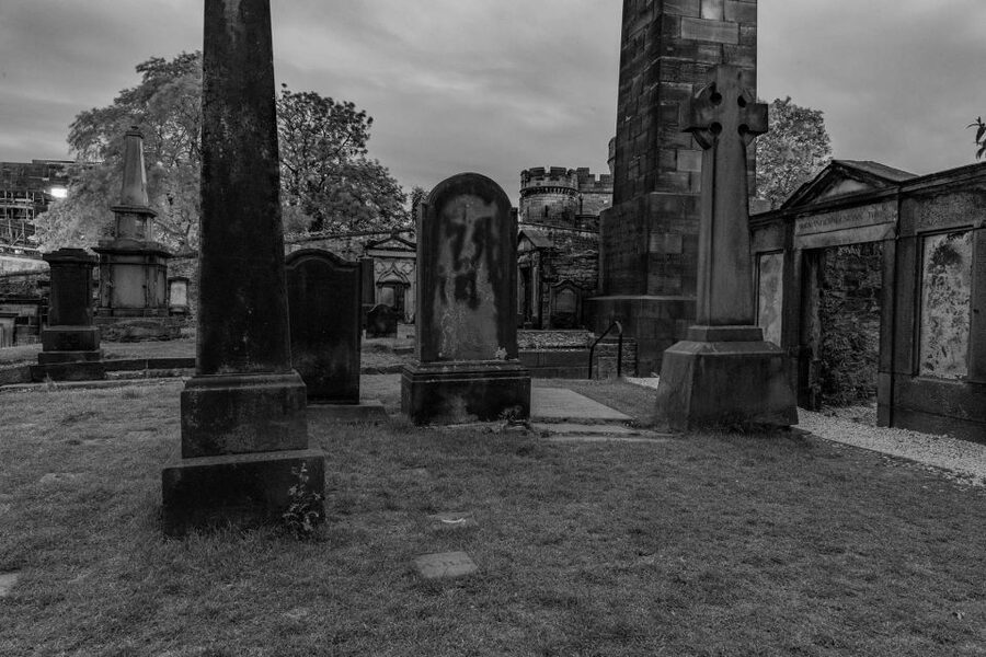 Edinburgh: Dark Secrets of the Old Town Ghost Walking Tour - Canongate Kirkyard: names, graves, and old Edinburgh