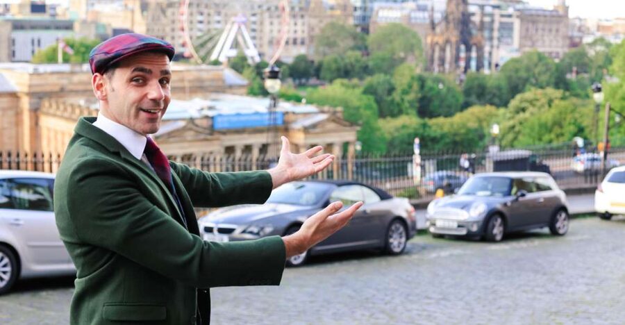 Edinburgh: Mountebank Comedy Walk - Bran, the four-legged sidekick