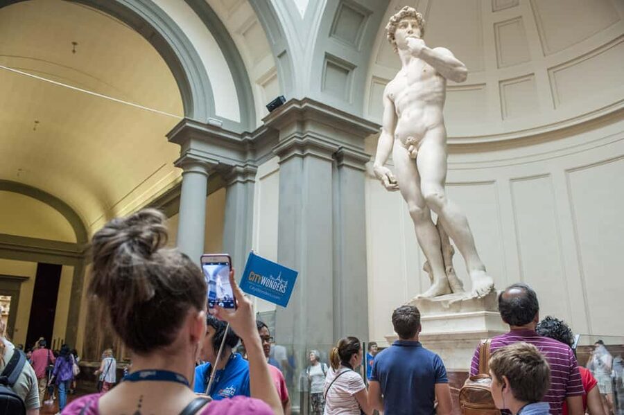Florence Walking Tour & Skip-the-Line David at Accademia - Entering the Accademia Gallery