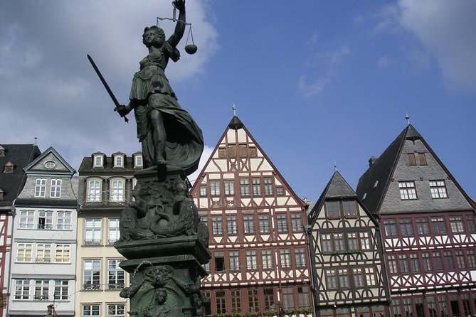 Frankfurt Highlights English Walking Tour - Römerberg, Justicia, and the memory of book burning