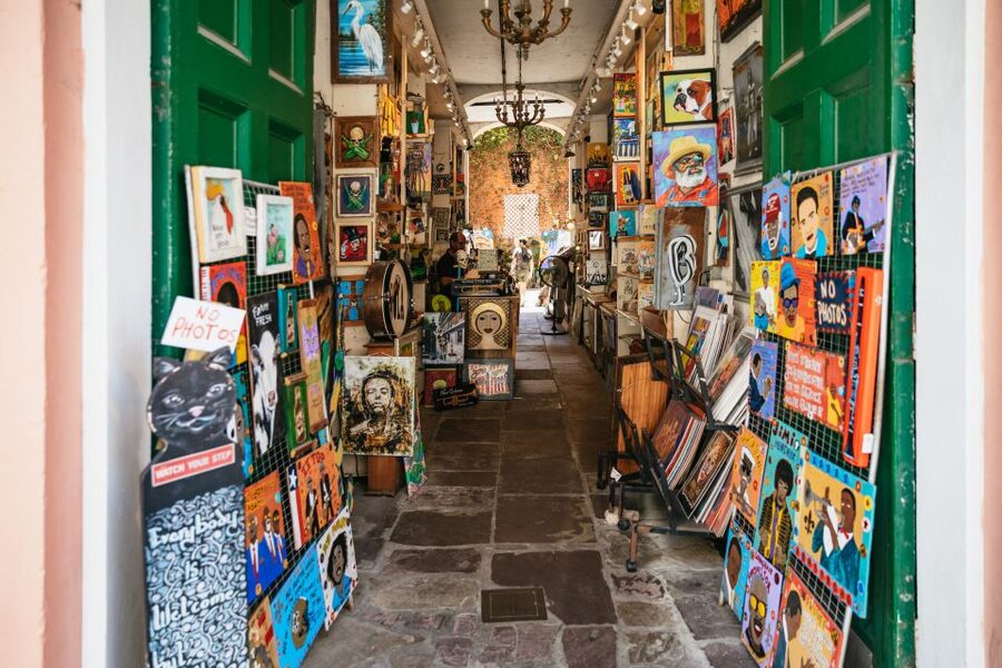 French Quarter Walking and Storytelling Tour - The French Market and the Mississippi River