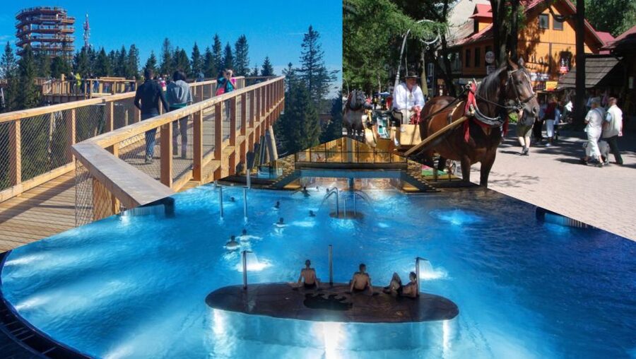 From Krakow: Slovakia Treetop Walk, Zakopane & Thermal Spa - Zakopane: mountain town, food, and limited free time