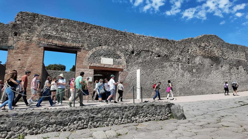 From Naples: Guided tour of Pompeii skip-the-line and round-trip train - The independent return to Naples
