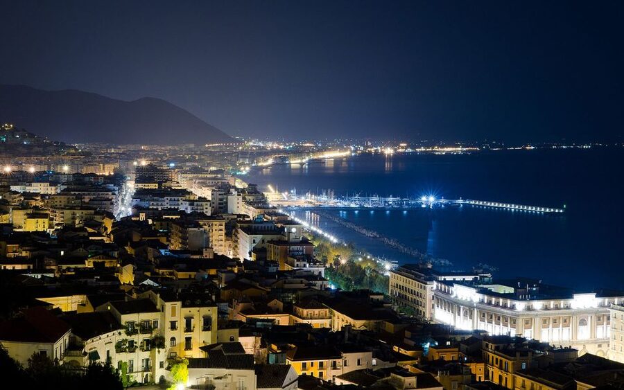 From Salerno: Pompeii Guided Walking Tour - Leaving Salerno in an air-conditioned van