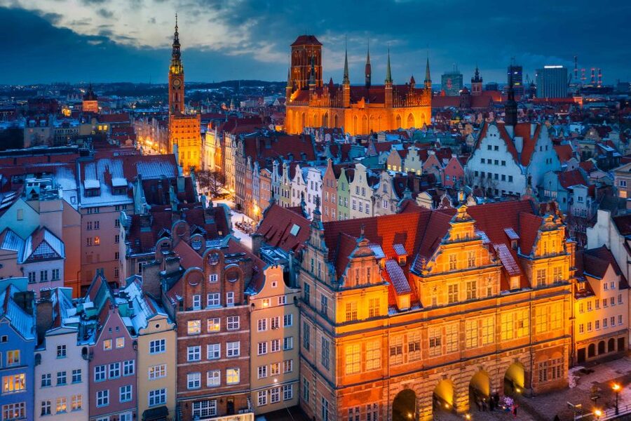 Gdańsk City Sights & History Guided Walking Tour in English - St. Mary’s Basilica and the city from inside