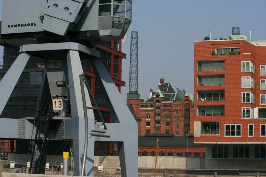 Hamburg: Guided Port Walk for Families - Crossing the water on a five-minute ferry ride