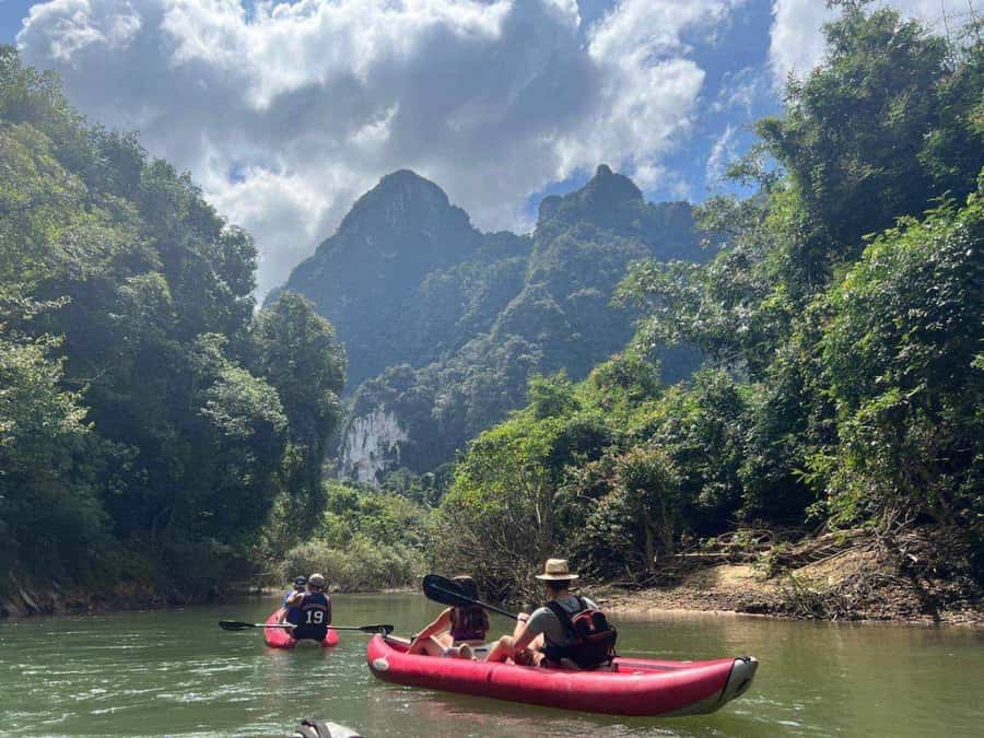 Khao Lak: Full-Day Khao Sok Jungle Walk and Canoeing Tour - The Sok River by canoe