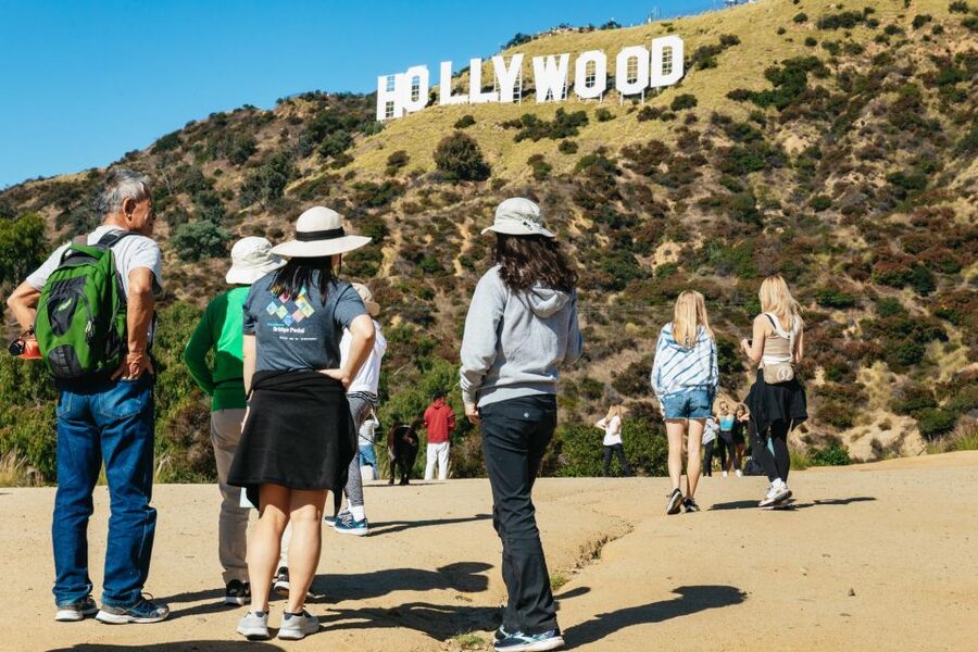 LA: Express Hollywood Sign Guided Walking Tour with Photos - Looking Across Los Angeles Studios