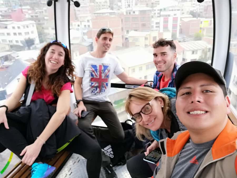 La Paz and El Alto: Cable Car Rides and Walking Tour - Riding Toward El Alto on the Teleférico