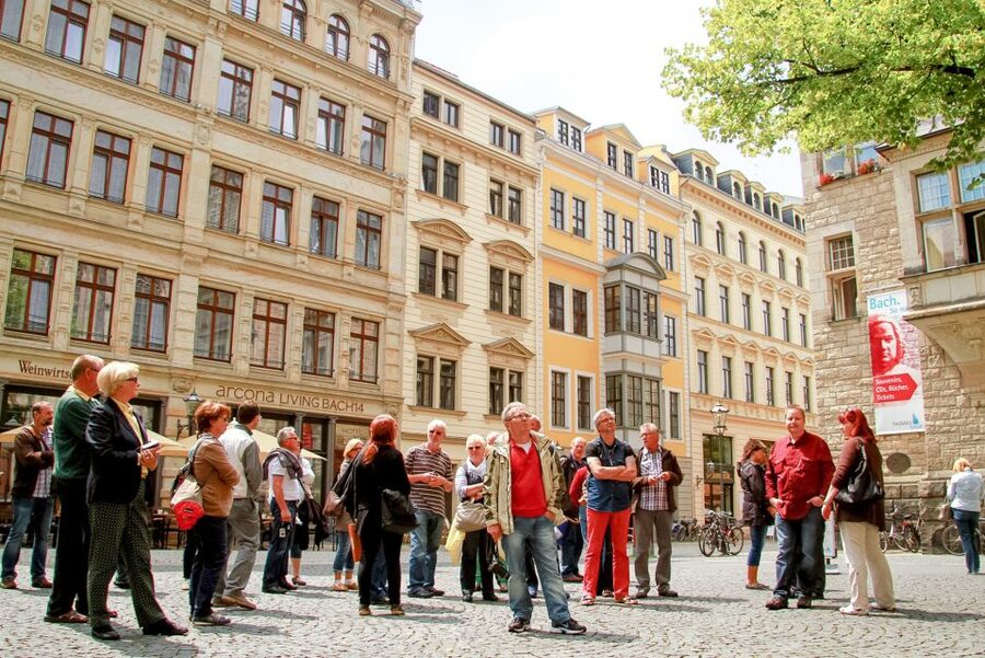 Leipzig: 1.5-Hour Historical Walking Tour in German - The strange details that make Leipzig memorable