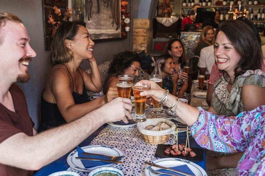 Lisbon: Food & Wine Walking Tour Through Baixa - Rua da Vitória and the main tasting sequence