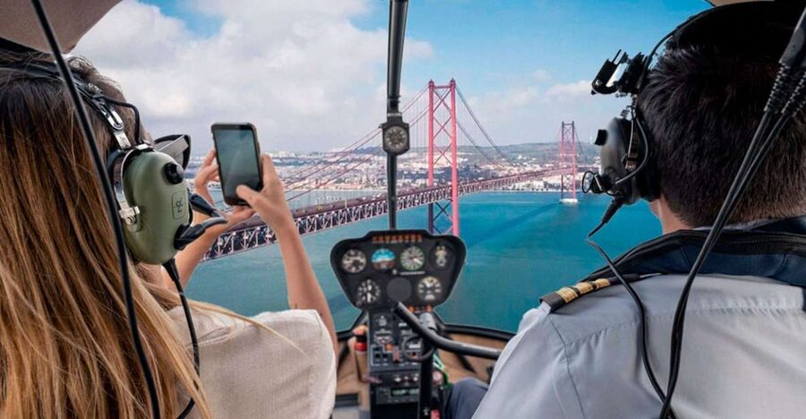 Lisbon: Helicopter Ride, Boat Trip, & Old Town Walking Tour - Rossio Square is the right place to begin