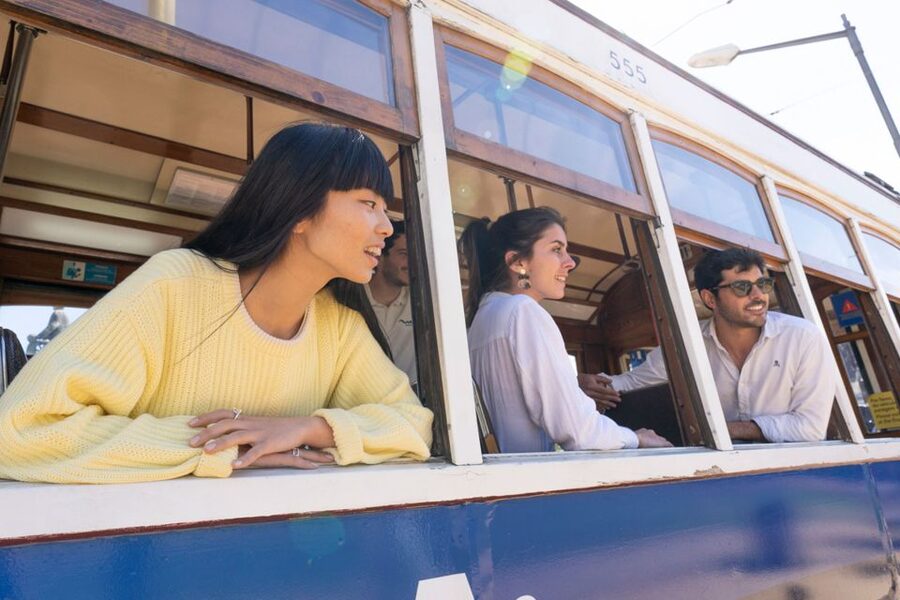 Lisbon: Helicopter Ride, Boat Trip, & Old Town Walking Tour - Bairro Alto and the missing yellow tram