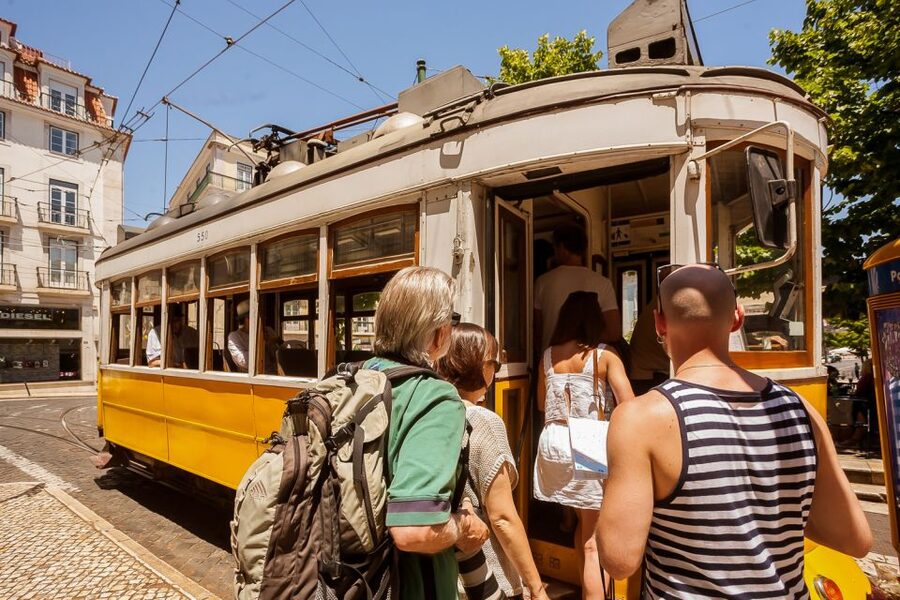 Lisbon Tram No. 28 Ride & Walking Tour - Views from the city’s steep hills
