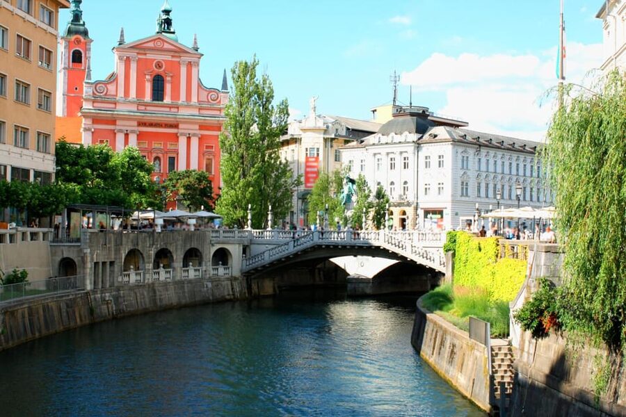 Ljubljana: 2h walking tour with local guide - Town Square and Ljubljana Cathedral