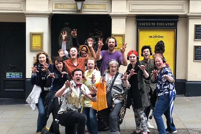 London West End Musical Silent Disco Walking Tour Top 1% Rated - Noel Coward Theatre and the moving stage