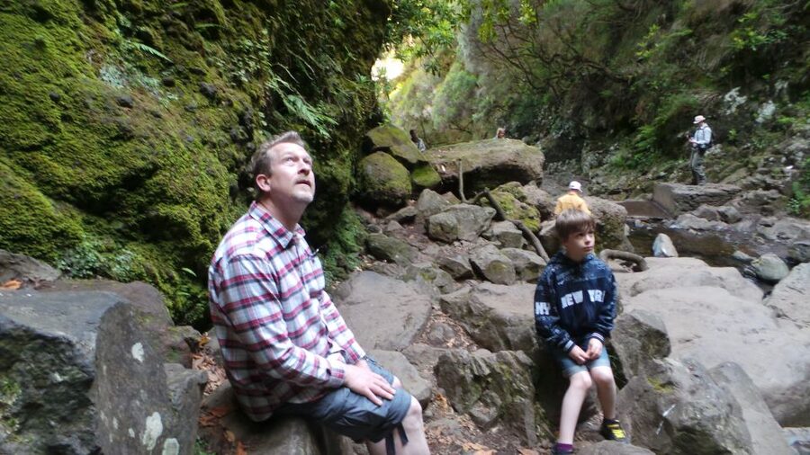 Madeira: Rabaçal 25 Fountains Levada Walk & Cabo Girão - The off-road ride through eucalyptus forest